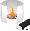 Bullmen 10 Plates Camp Stove Windshield,