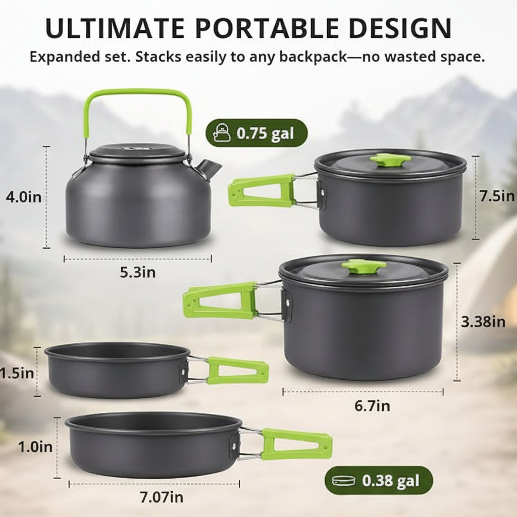 Camping Cooking Set Cookware