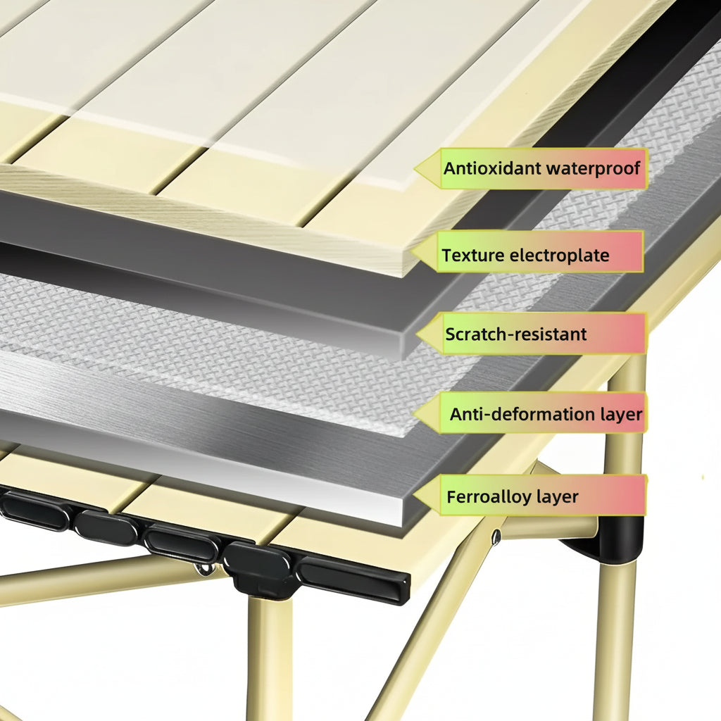 Folding Table & Chair Set, Portable