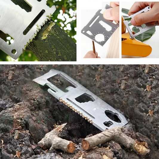 11 in 1 Pocket Survival Credit Card Multi-Tool