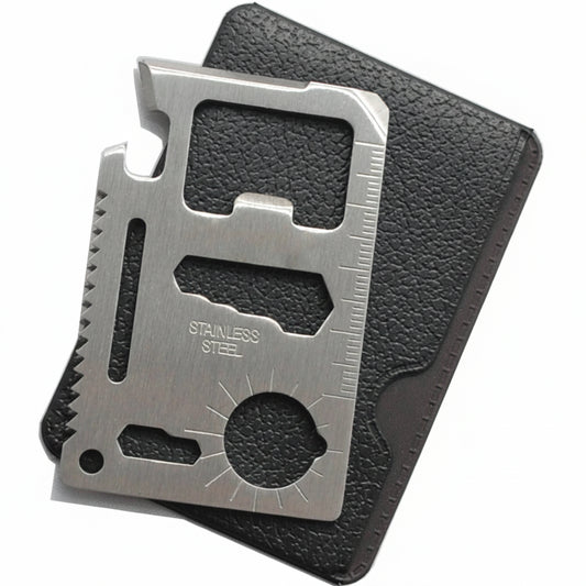 11 in 1 Pocket Survival Credit Card Multi-Tool