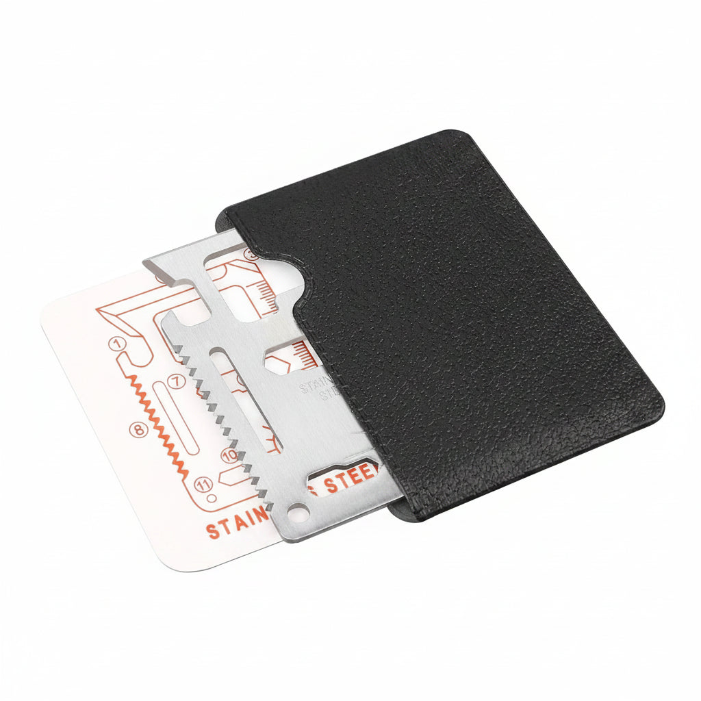 11 in 1 Pocket Survival Credit Card Multi-Tool