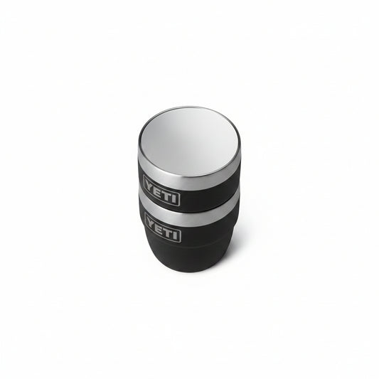 YETI Rambler 4 oz Stackable Cup, Stainless Steel, Vacuum Insulated Espresso/Coffee Cup, 2 Pack
