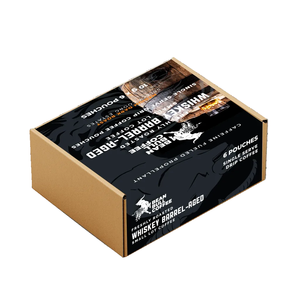 Whiskey Barrel-Aged Drip Pouches