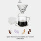DOPPIO Glass Pour Over Coffee Maker Set – Dripper, Server & Filter Papers