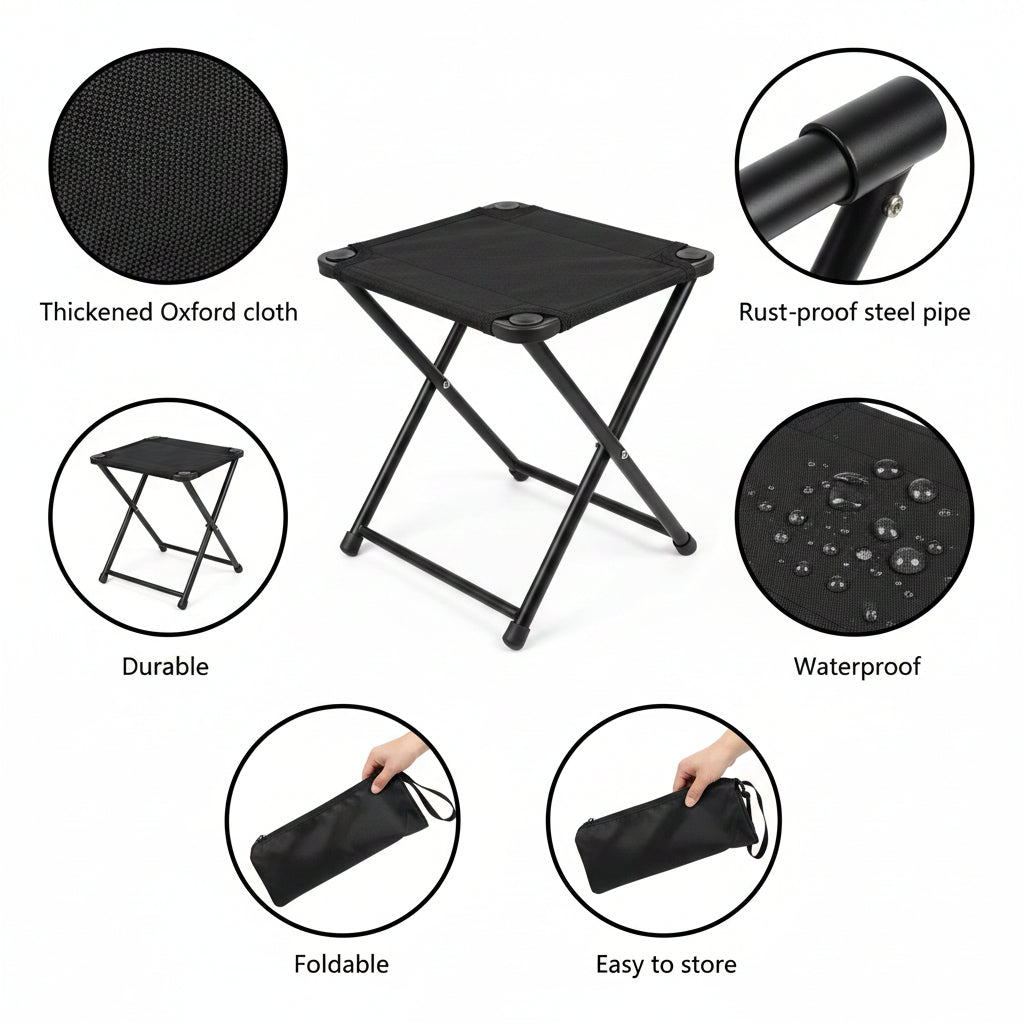 Folding Stool, Mini Outdoor Camping