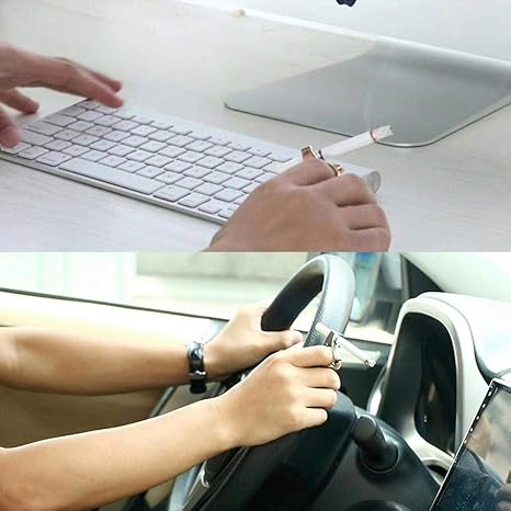 Cigarette Metal Ring Holder