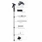 Hiking Walking Stick with LED Flashlight