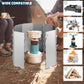 Bullmen 10 Plates Camp Stove Windshield,