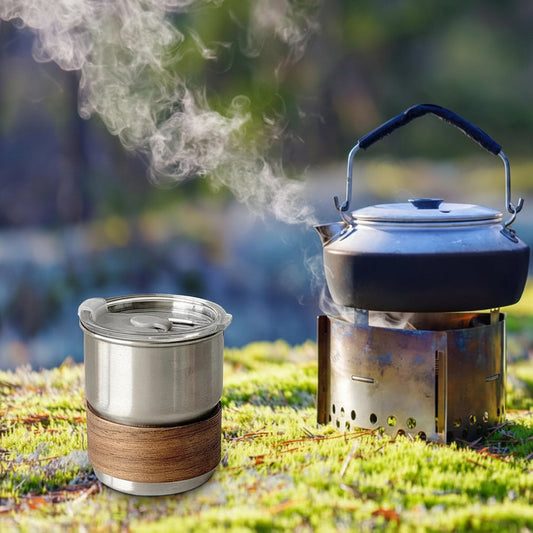 Metal camping cup From SoSo Coffee
