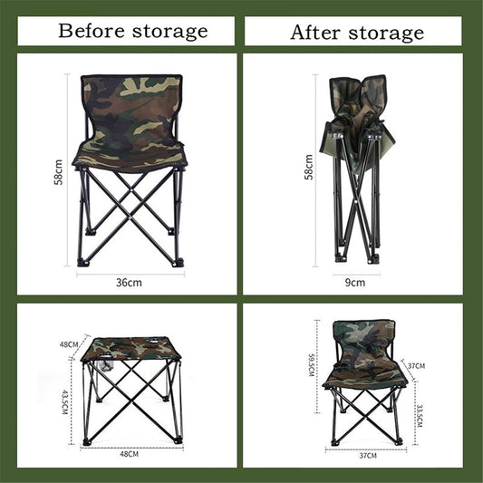 Folding Camping Table Chairs