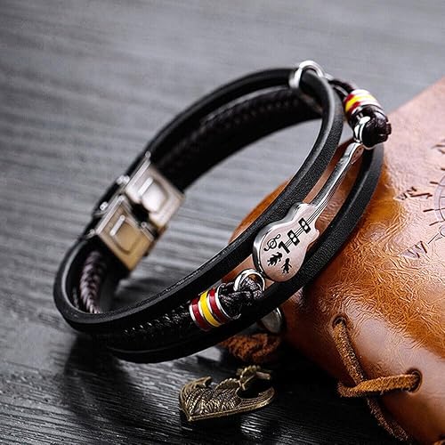 THE MEN THING GUITAR CHARM BLACK