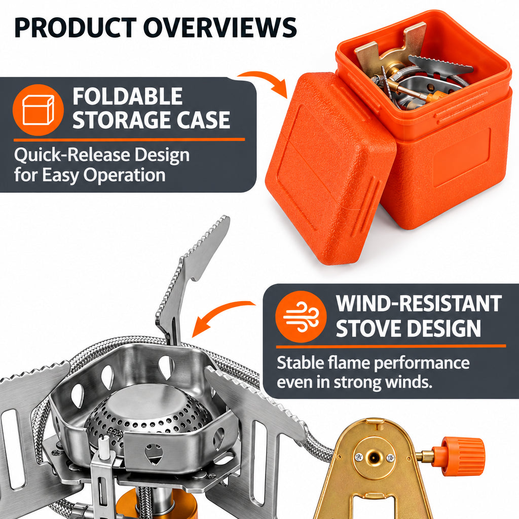 Portable Folding Outdoor Camping Stove