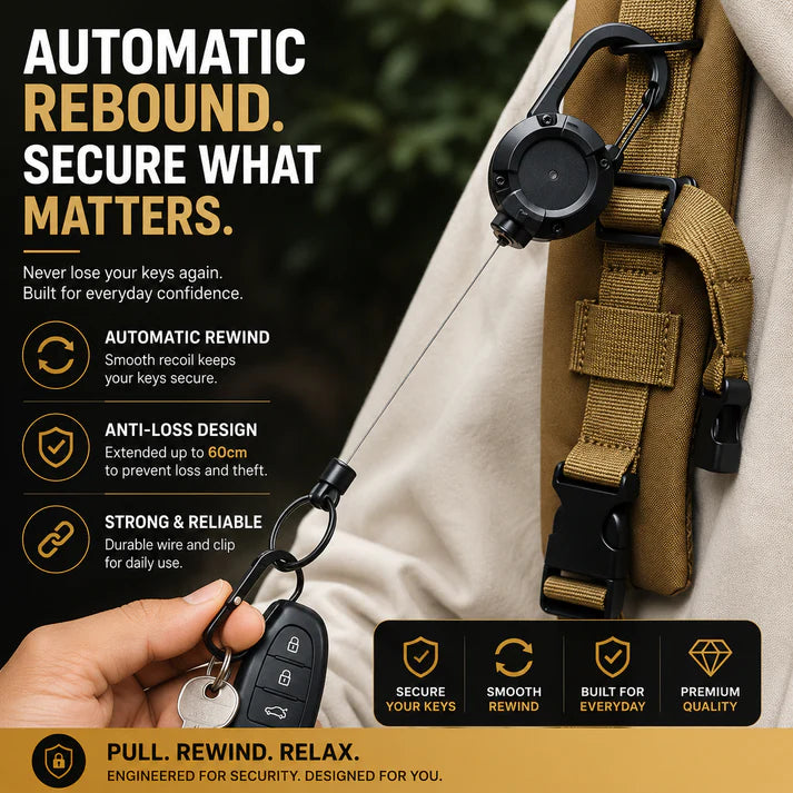 Retractble Keychain