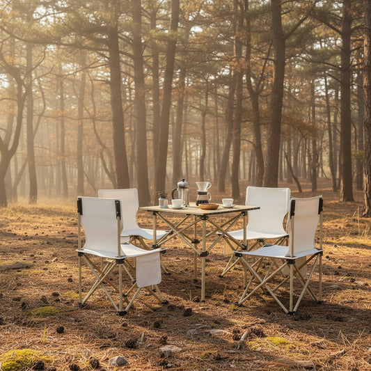 Folding Table & Chair Set, Portable