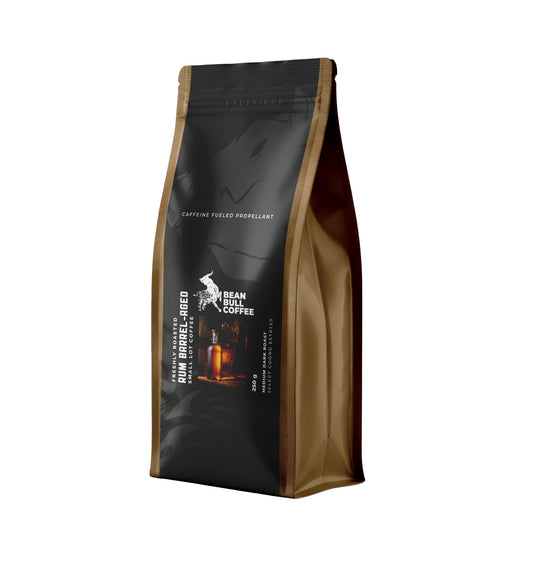 Rum Barrel-Aged Medium Dark Roast Coffee Beans