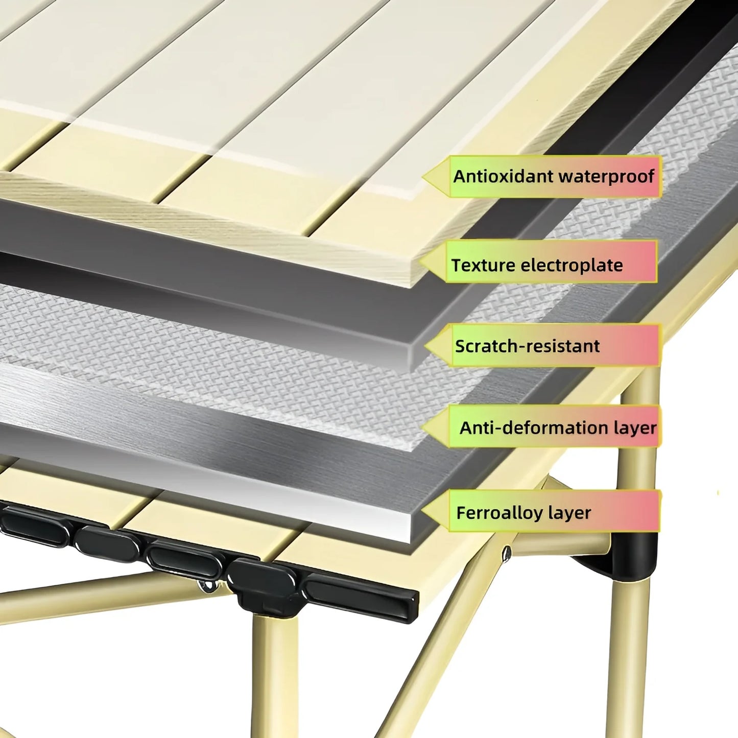 Folding Table & Chair Set, Portable