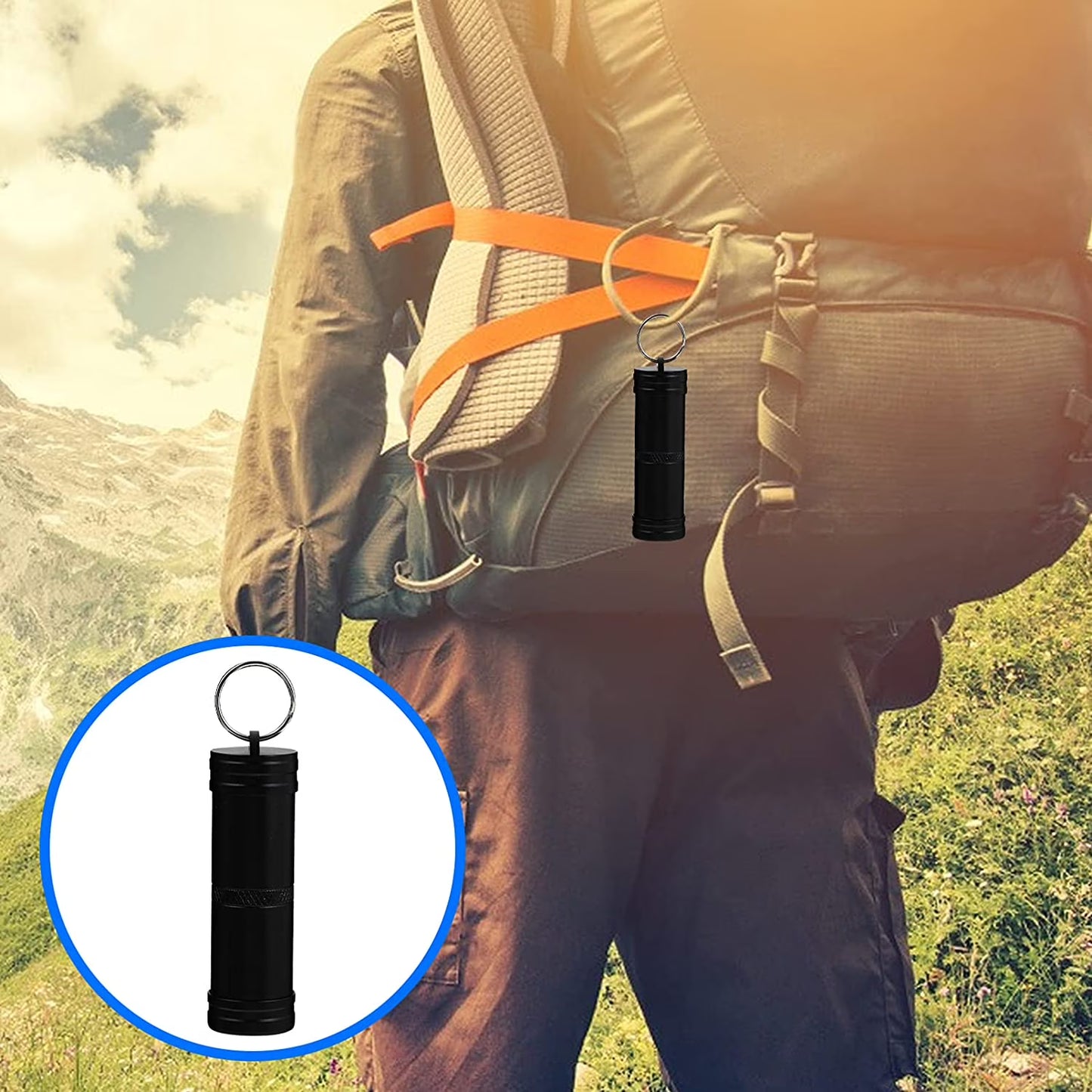 Waterproof Pill Bottle Aluminum