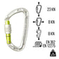 Edelrid Pure Screw Carabiner - Silver
