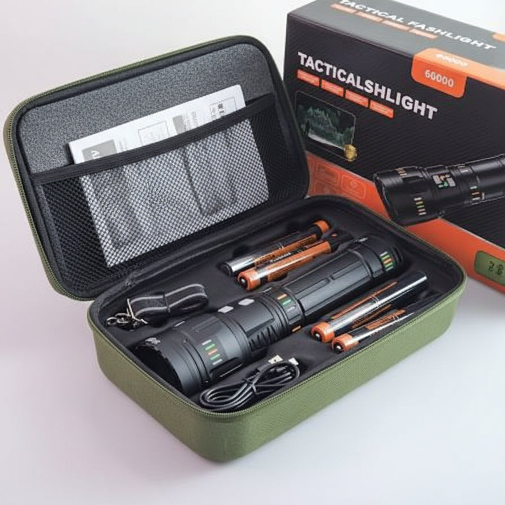 YEMAO YM-G600 Ultra Bright 100W Rechargeable Flashlight 🔦