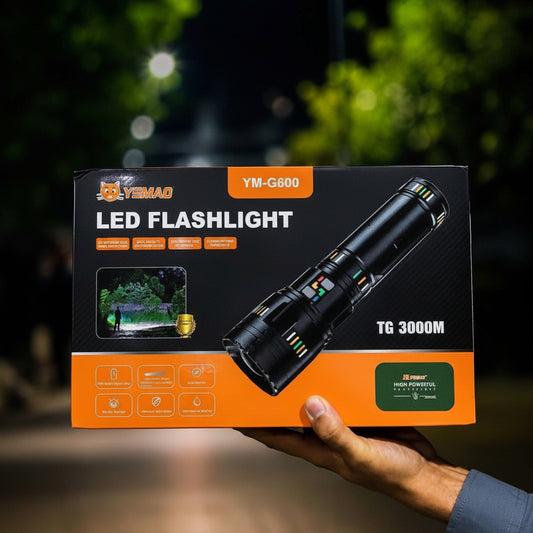 YEMAO YM-G600 Ultra Bright 100W Rechargeable Flashlight 🔦
