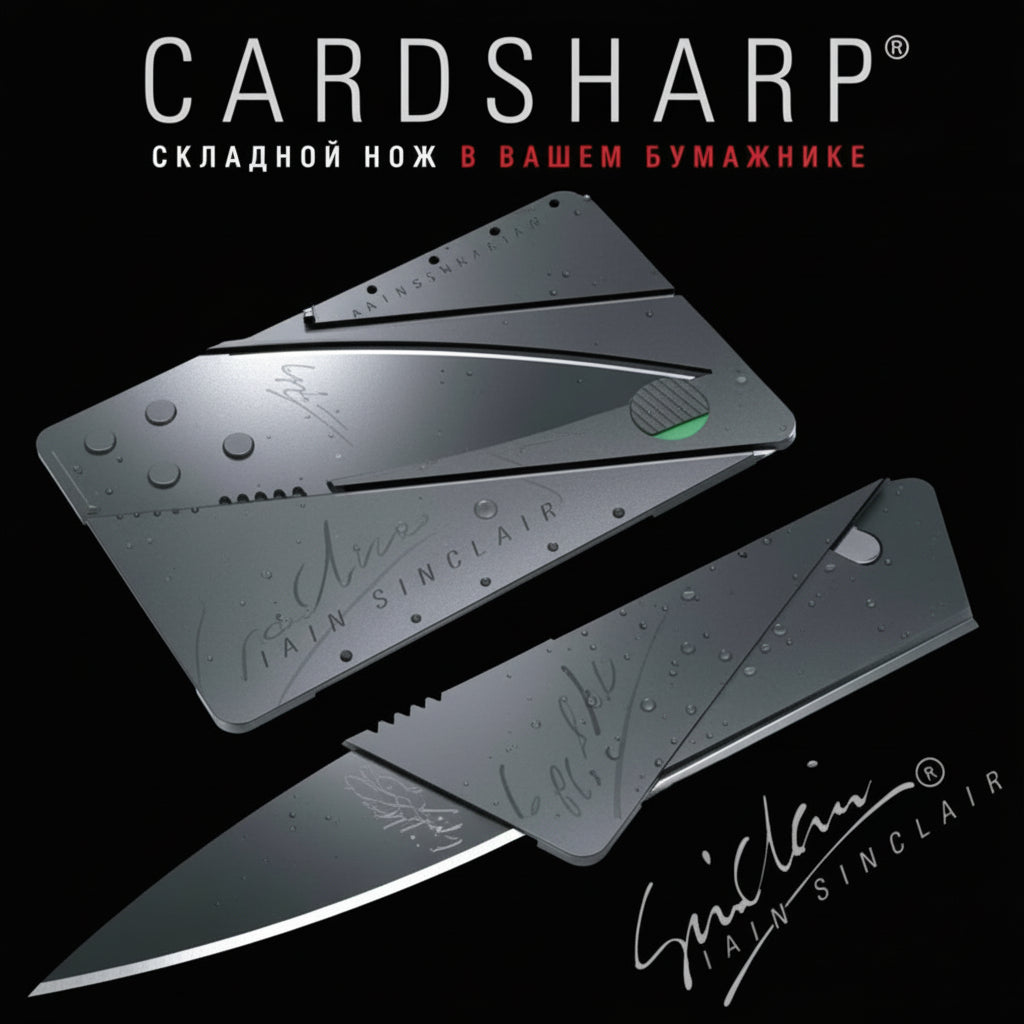CARD KNIFE BLACK